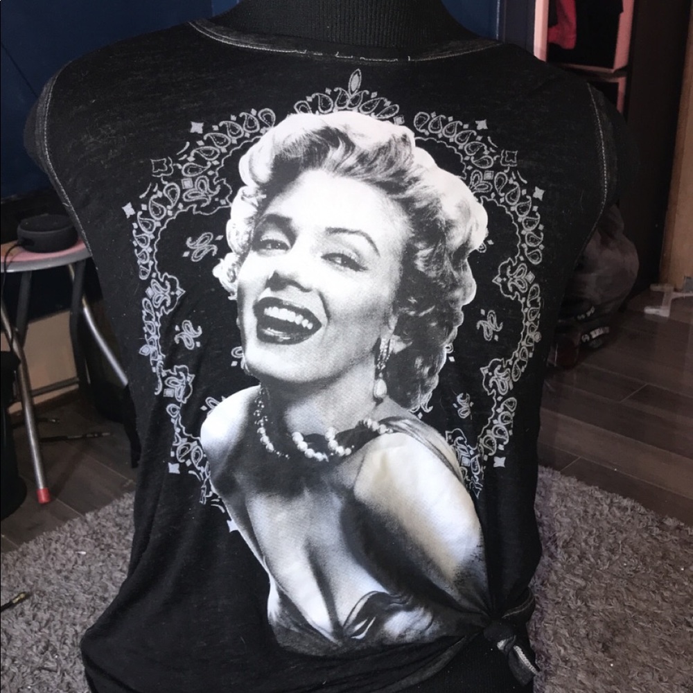 Sheer Marilyn Monroe shirt
